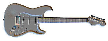 black metal guitar